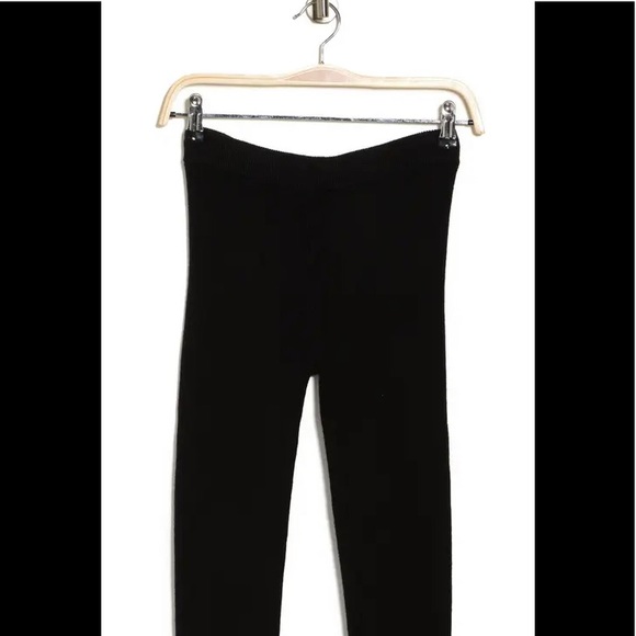 NWT!! Cashmere Cropped Rib Leggings - Picture 2 of 3